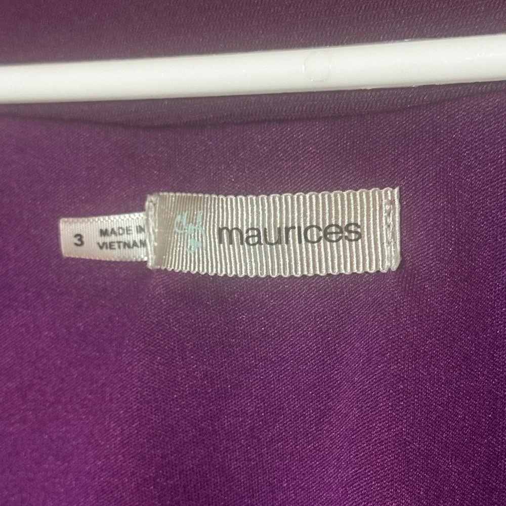 Maurices Beaded Ruffle Halter Tank - Picture 3 of 4